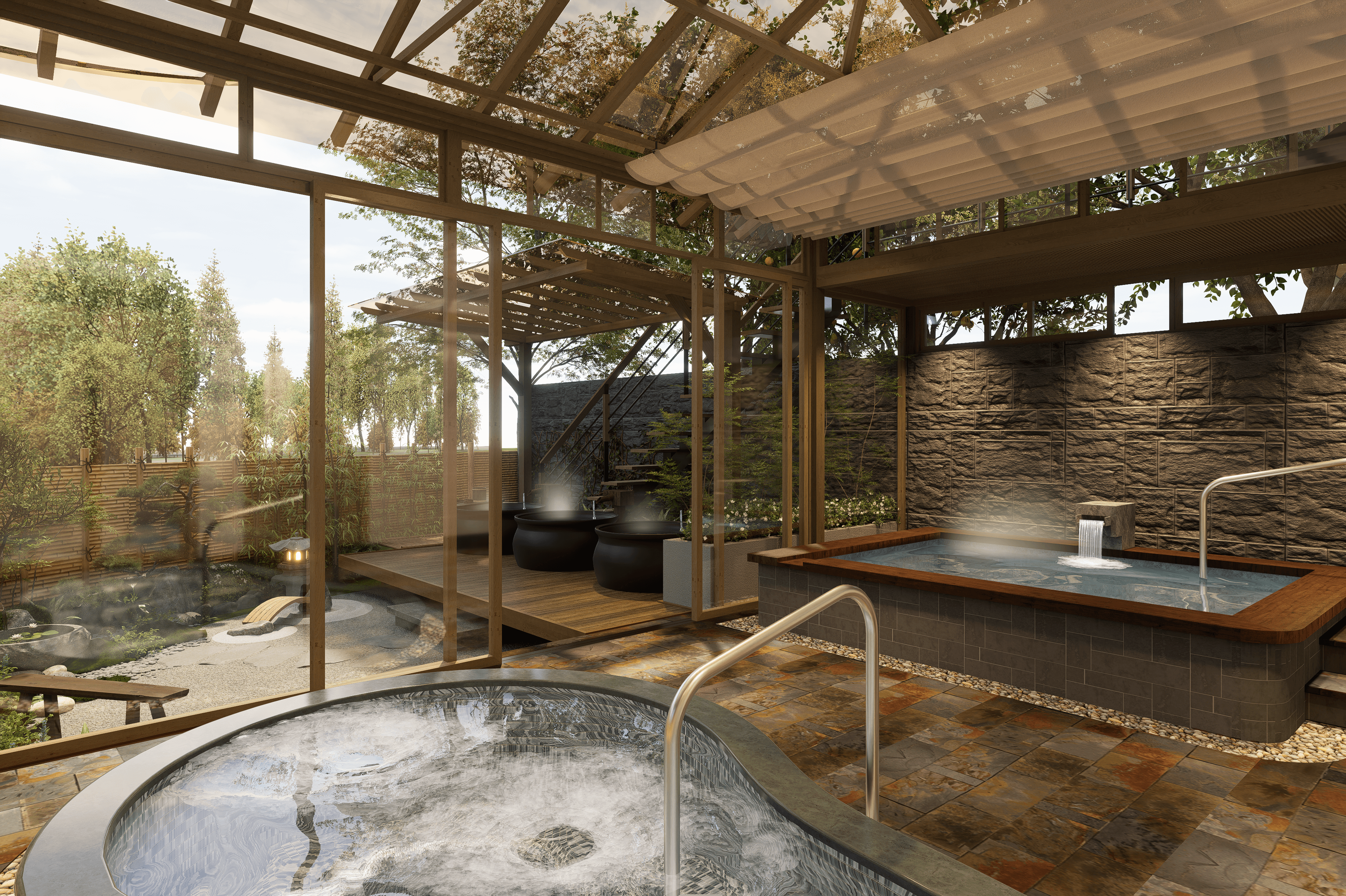 Khu Onsen Ngoài Trời